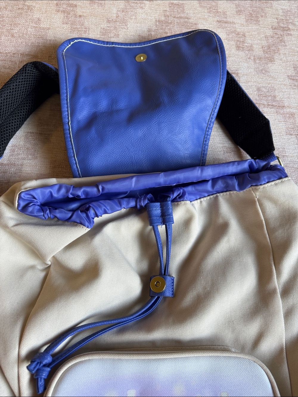 Disney Loungefly Tangled Rapunzel and Flynn Full size Slouch Backpack - Picture 5 of 7